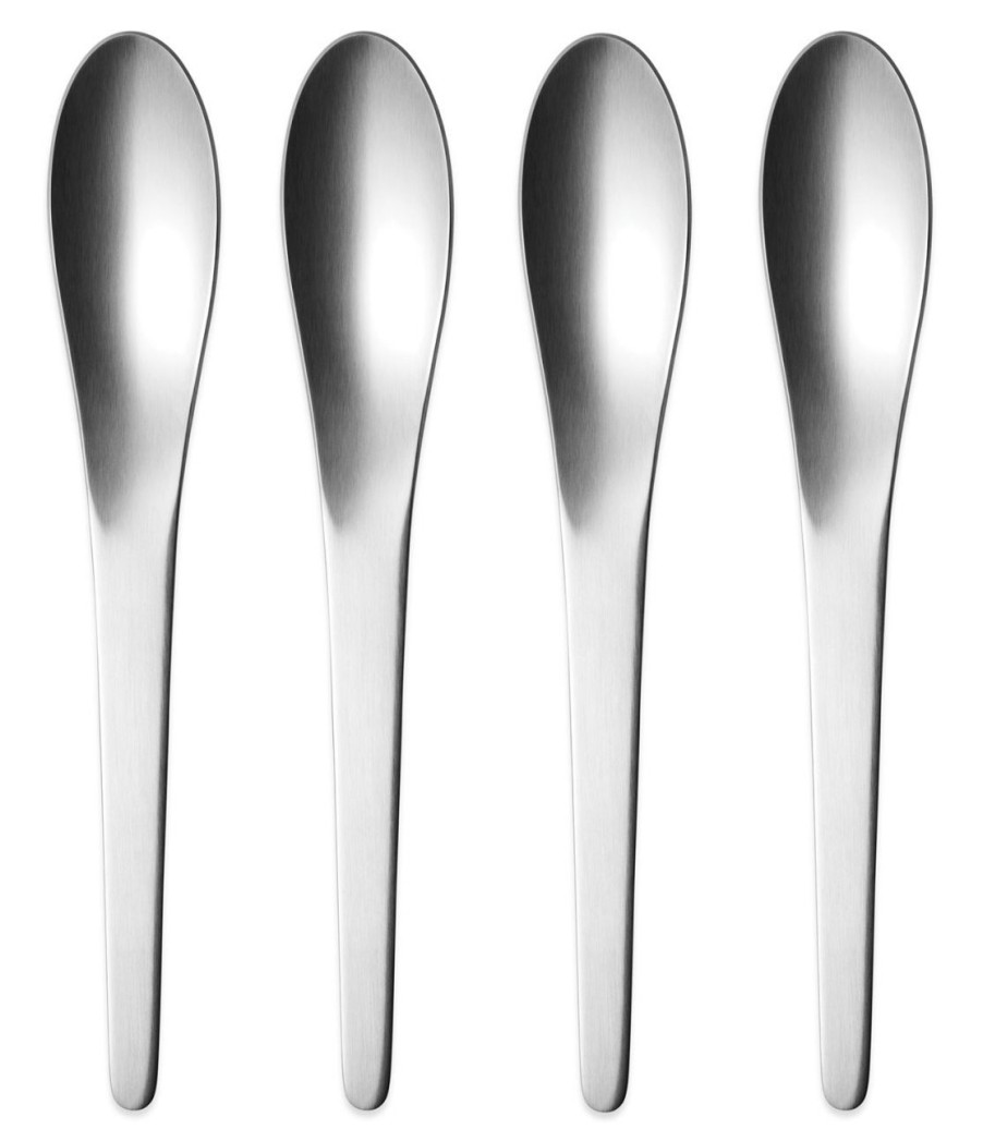 Kuche & Haushalt Georg Jensen Sets | Georg Jensen Arne Jacobsen Dessertloffel 4 Stk. Matt