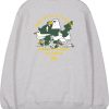 Fashion Makia Clothing Pullover& Sweatshirts & Strickjacken | Makia Clothing Herren Sweatshirt Rundhals Hellgrau Mit Print Heaven Mowe Mit Gefangenem Fisch