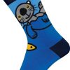 Fashion Bo Bendixen Strumpfe | Bo Bendixen Unisex Strumpfe Blau Seeotter