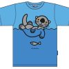 Fashion Bo Bendixen Shirts | Bo Bendixen Unisex T-Shirt Blau Seeotter