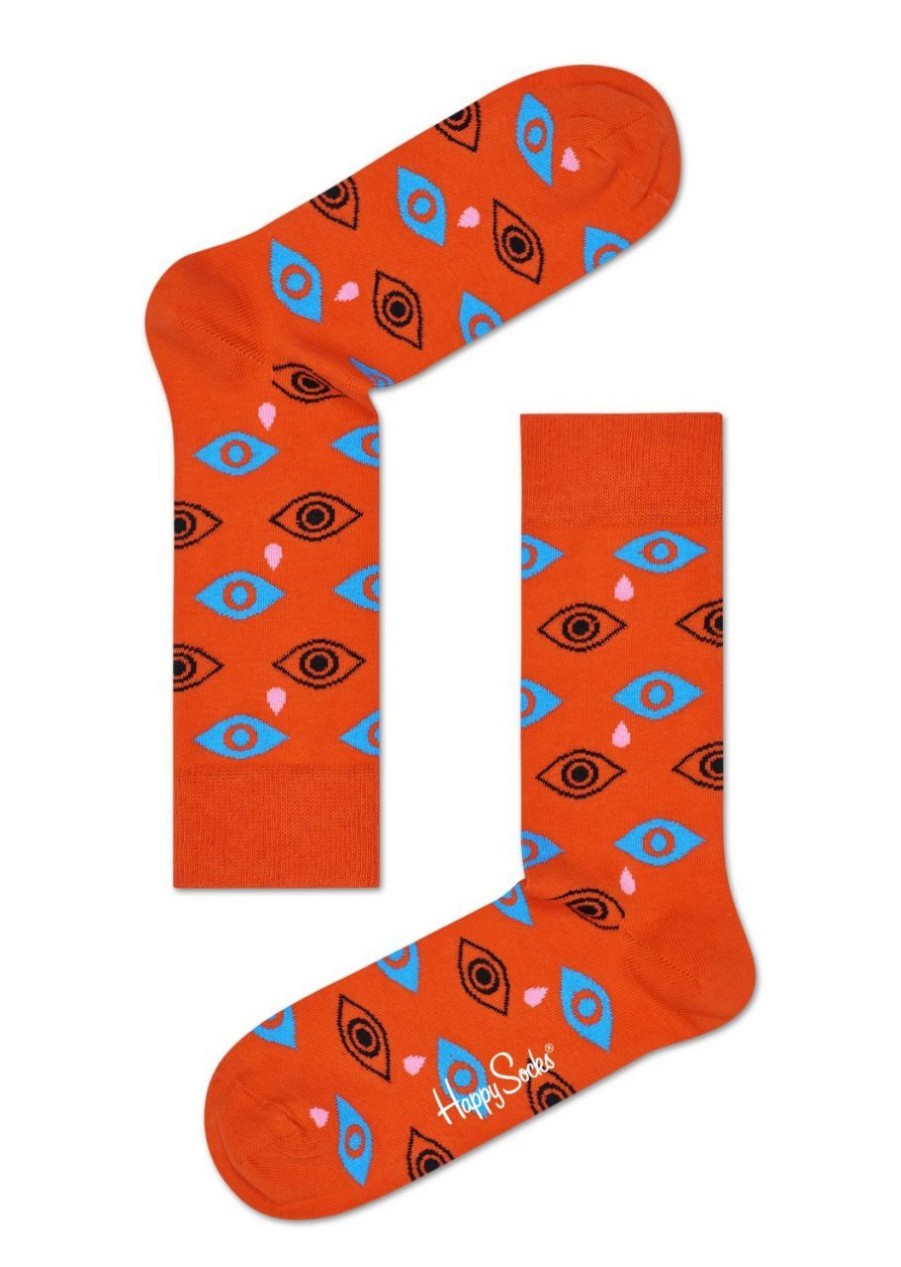 Fashion Happy Socks Strumpfe | Happy Socks Unisex Strumpfe Cry Baby Rotorange