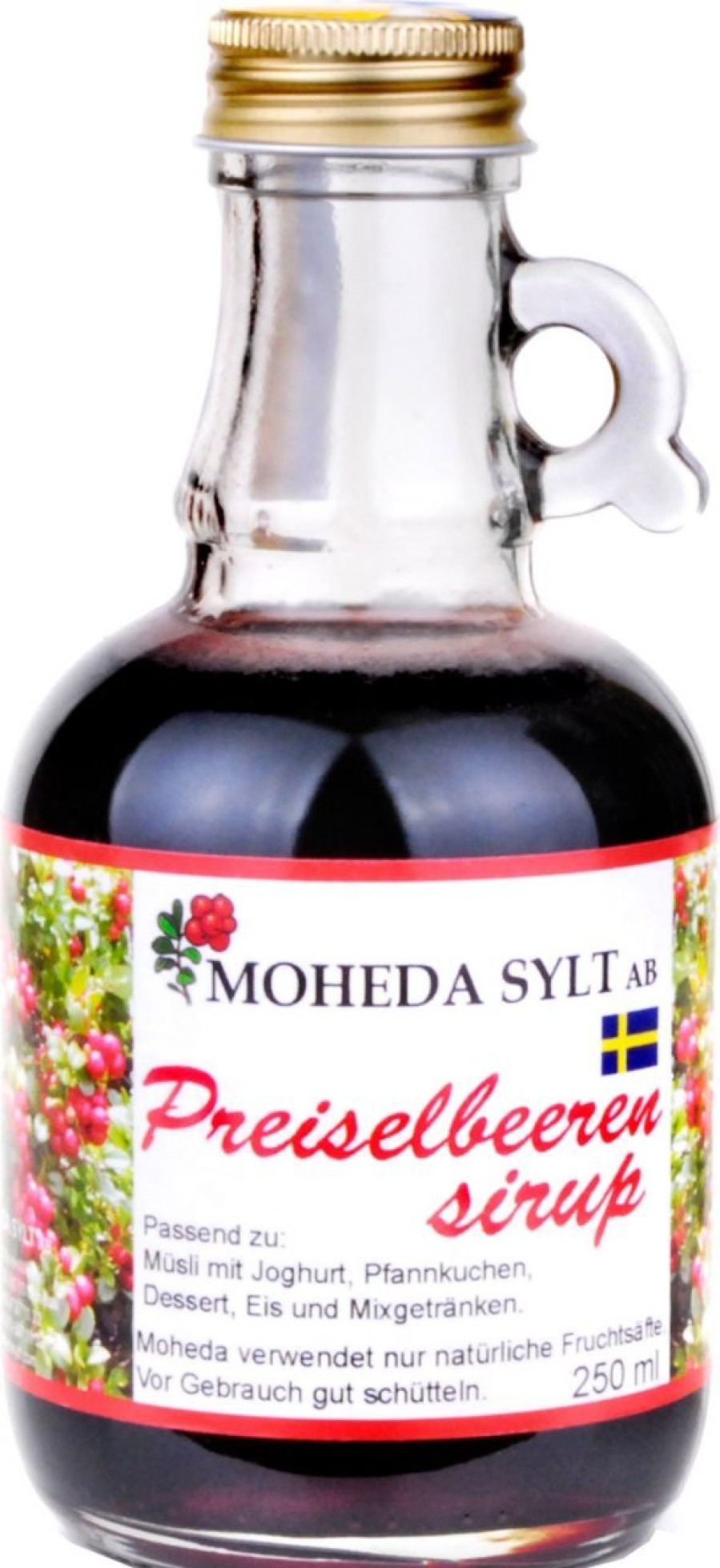 Kuche & Haushalt Moheda Getranke | Moheda Preiselbeersirup 0,25 L