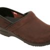 Fashion Sanita Schuhe | Sanita Herren Clogs Pu Geschlossen Antikbraun Lars