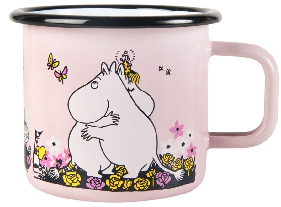 Geschenke Muurla | Muurla Mumin Umarmen Becher Emaille 0,37 L