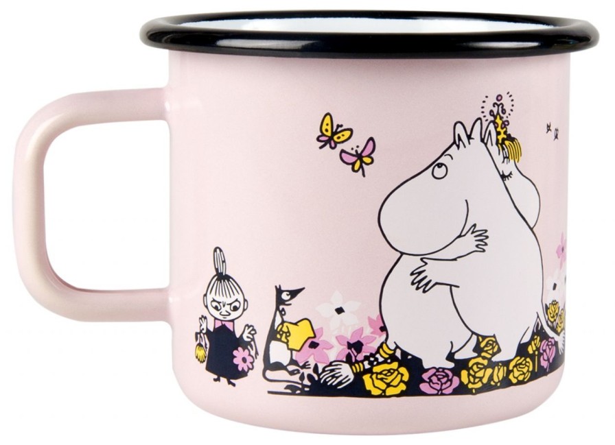 Geschenke Muurla | Muurla Mumin Umarmen Becher Emaille 0,37 L