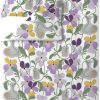 Wohnen Finlayson Bettwasche & Tagesdecken | Finlayson Pistokkaat (Stecklinge) Bettwasche (Satin / Oko-Tex) 150X210 Cm / 50X60 Cm Violett