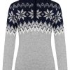 Geschenke Dale of Norway Norwegen | Dale Of Norway Damen Merino Pullover Mit Kragen Myking