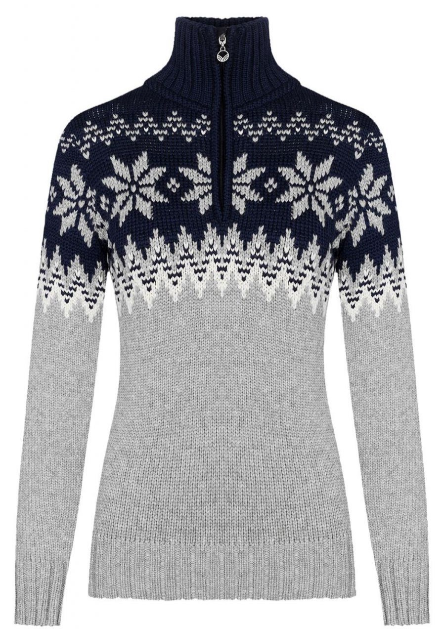 Geschenke Dale of Norway Norwegen | Dale Of Norway Damen Merino Pullover Mit Kragen Myking