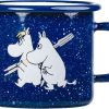 Kinderwelt Muurla Glaser& Becher & Geschirr | Muurla Mumin Segler Becher Emaille 0,25 L Blau, Weis