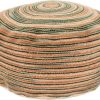 Wohnen Villa Collection Mobel | Villa Collection Vem Pouf / Puff Hohe 60 Cm O 30 Cm Grun, Natur, Rosa