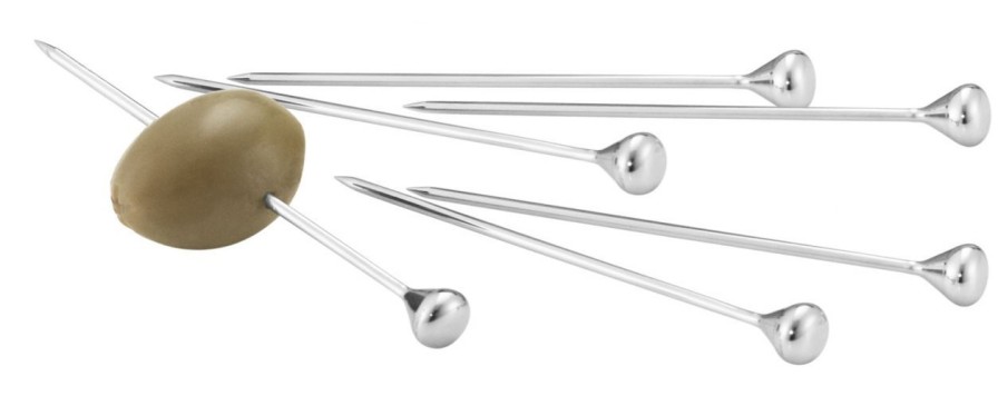 Kuche & Haushalt Georg Jensen | Georg Jensen Sky Cocktailgabel 6 Stk. Edelstahl Poliert