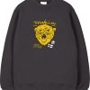 Fashion Makia Clothing Pullover& Sweatshirts & Strickjacken | Makia Clothing Herren Sweatshirt Rundhals Schwarz Lion Print Mit Finnland Flagge