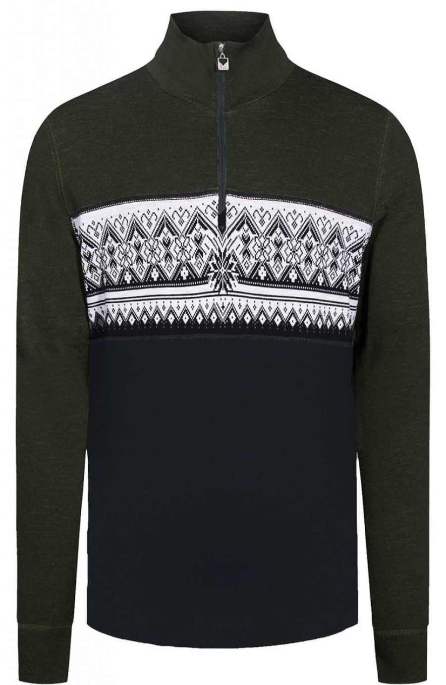 Fashion Dale of Norway Pullover& Sweatshirts & Strickjacken | Dale Of Norway Herren Merino Pullover Mit Kragen Moritz 16,5 Micron