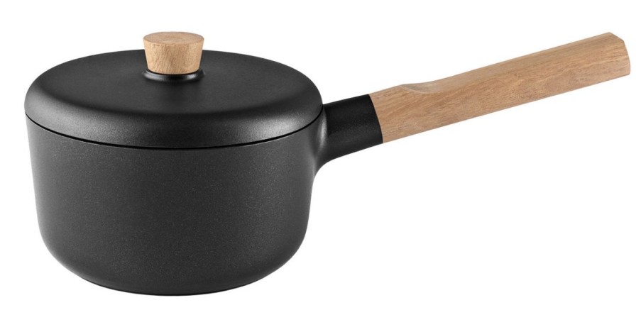 Kuche & Haushalt Eva Solo Topfe& Stieltopfe & Sauteusen | Eva Solo Nordic Kitchen Alu Schwarz Stielkasserolle 1,5 L Antihaft Beschichtet