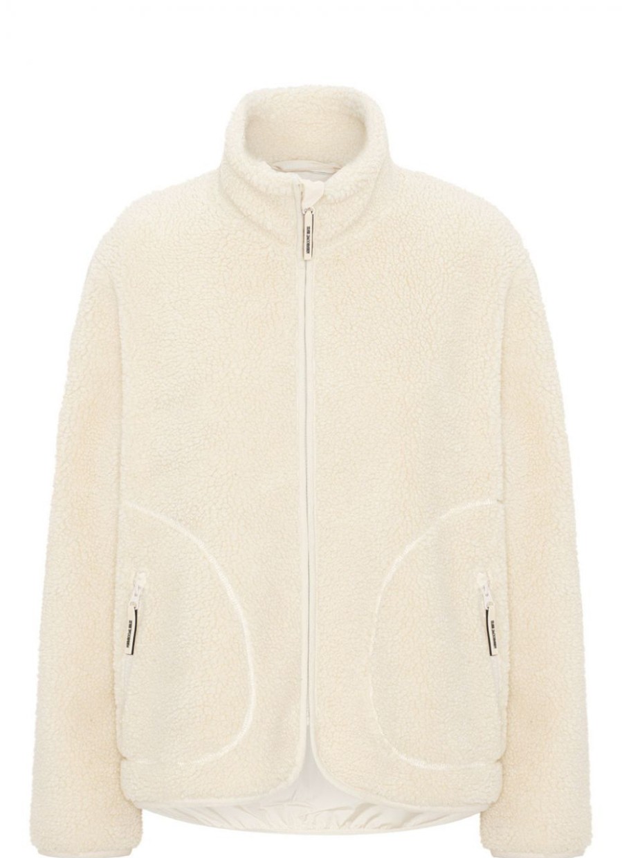 Fashion Ilse Jacobsen Outdoorjacken & &Mantel | Ilse Jacobsen Damen Fleecejacke Bleached Sand Fleece01