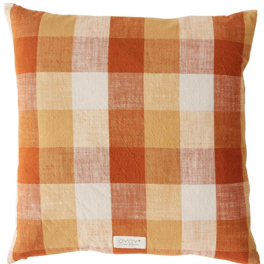 Geschenke OYOY Japandi | Oyoy Living Kyoto Checker Kissen (Oko-Tex) 50X50 Cm