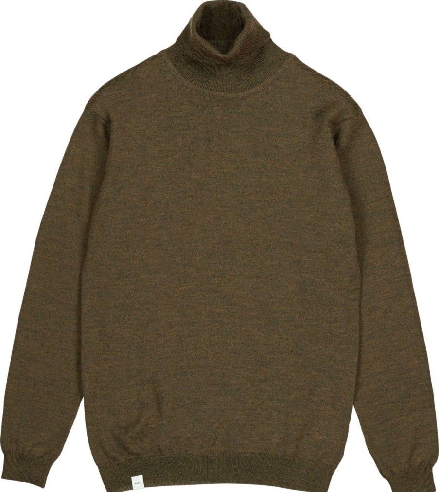 Fashion Makia Clothing Pullover& Sweatshirts & Strickjacken | Makia Clothing Herren Pullover Rollkragen Merino