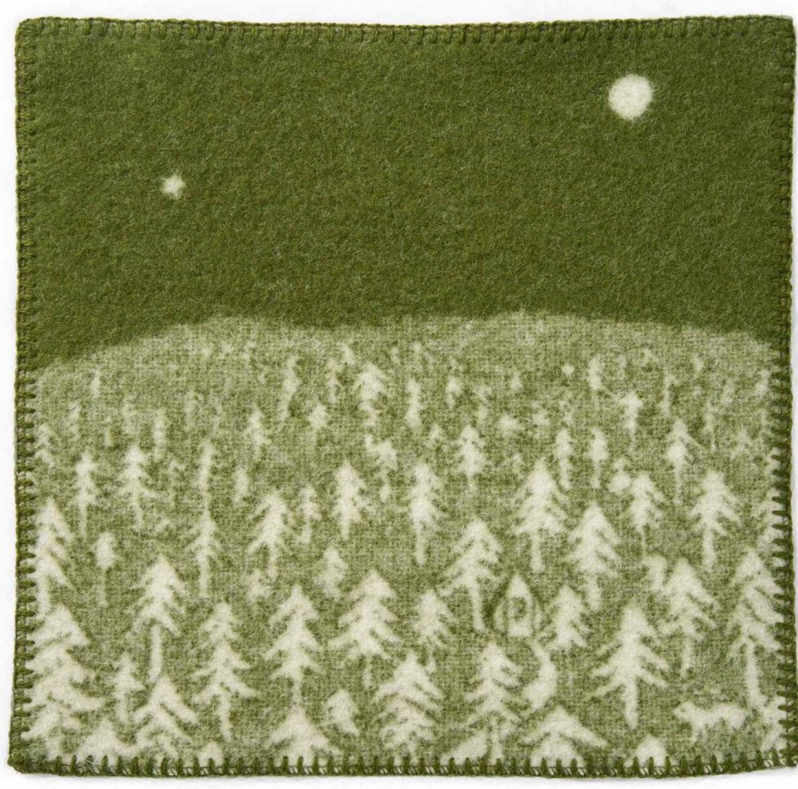 Wohnen Klippan Sitzauflage | Klippan Haus Im Wald Wollsitzauflage 43X43 Cm Grun (Oko-Tex)