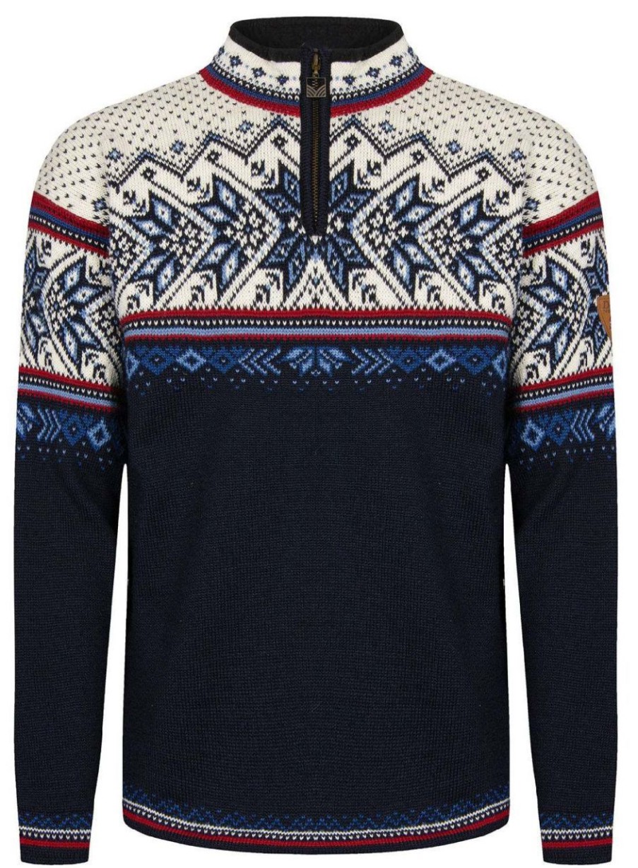 Geschenke Dale of Norway Norwegen | Dale Of Norway Herren Pullover Mit Kragen Vail