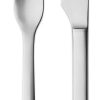 Kuche & Haushalt Georg Jensen Sets | Georg Jensen New York Dessertgabel / Dessertmesser Je 4 Stk. Matt