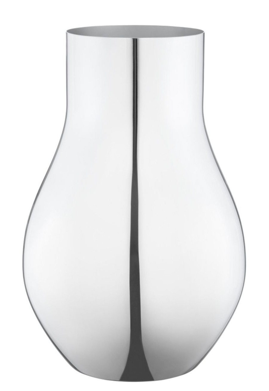 Geschenke Georg Jensen | Georg Jensen Cafu Vase Stahl Hohe 30 Cm