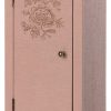 Kinderwelt Maileg Puppen & Zubehor | Maileg Puppenmobel Holzschrank 8X11X23 Cm Hell Rosa