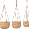 Wohnen Bloomingville Blumenubertopfe & Accessoires | Bloomingville Blumenubertopf Z. Hangen Wasserhyazinthe 3Er Set H 70 Cm O 19 Cm / O 23 Cm / O 27 Cm