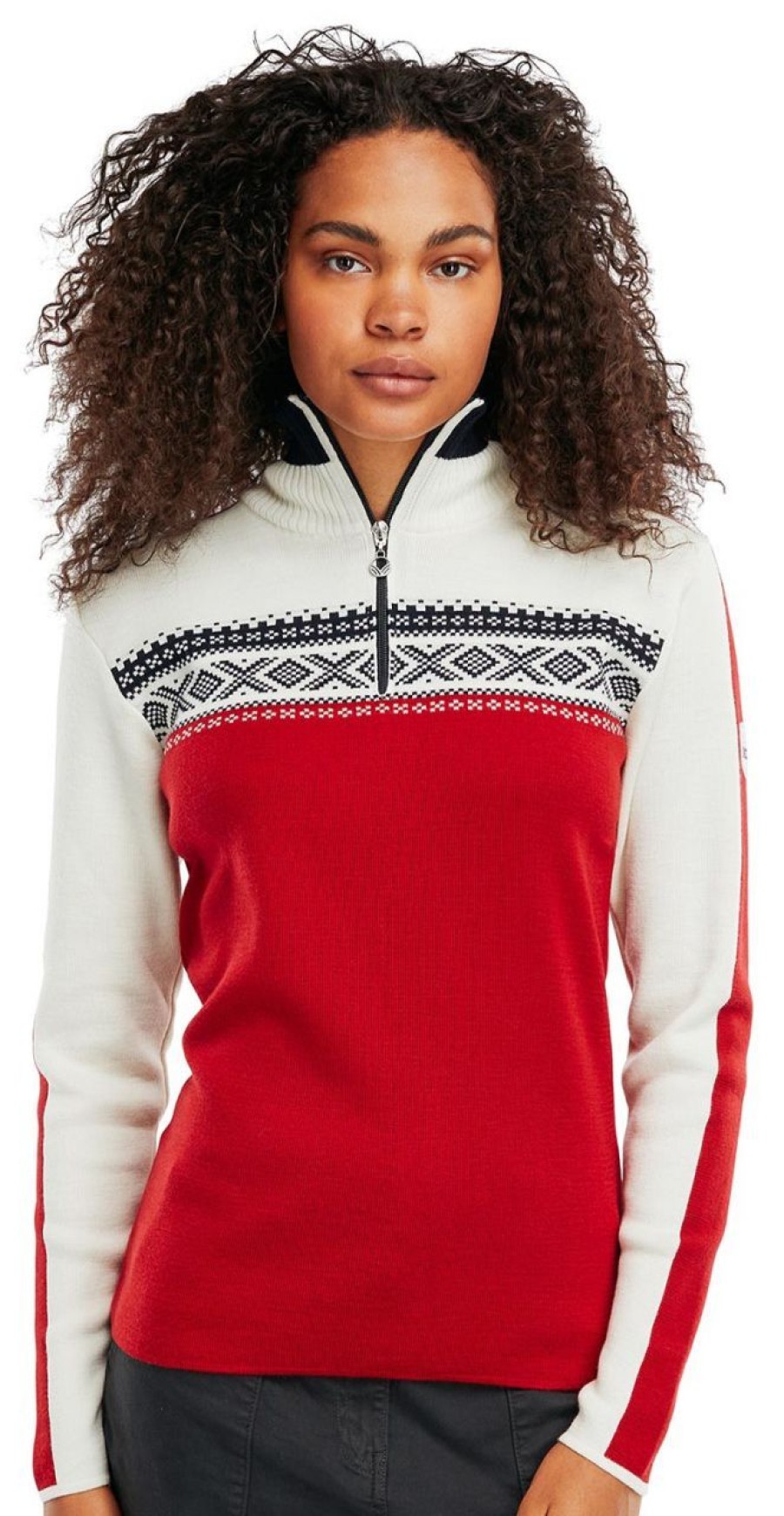 Fashion Dale of Norway Pullover& Sweatshirts & Strickjacken | Dale Of Norway Damen Merino Pullover Mit Kragen Dystingen